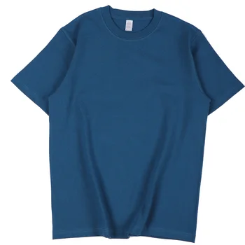 270G Priskirtą Šilumos Perdavimo filmai Modelio Kietojo T Shirt Mens Negabaritinių Hip-Hop Trumpas Rankovės Atsitiktinis Medvilnės Streetwear Viršuje Tees