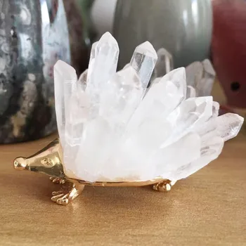 crystal white drožyba ežys, meditacija, reiki gydo namų puošybai apdaila vienetų