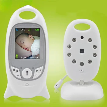 Belaidžio Video Baby Monitor 2.0 colių Spalvotas Saugumo Kameros 2 Būdas Kalbėti NightVision IR LED Temperatūros Stebėjimo 8 Lopšinė