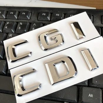 Raidžių Emblema už CDI CGI TDI E260 C300 E320 Automobilių Stilius Kamieno Logotipo Lipdukas Iškrovimas Talpa Ženklas 2014-2019