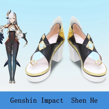 2022 naujas Genshin Poveikio anime aplink Liyue Liuyun Vasaros skolinimosi vėjo Zhenjun batai cosplay rekvizitai vyrams ir moterims
