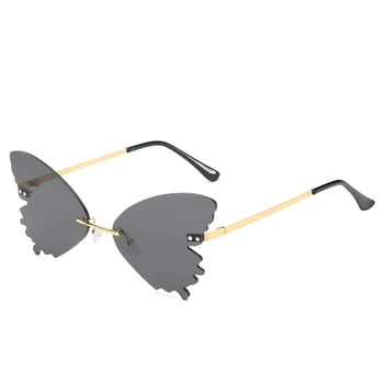 akiniai nuo saulės moterims, 2021 prabangių prekės ženklų akinius Naujas stilius asmeninį drugelis taurės moterų spalvinga taškus UV400 akiniai nuo saulės