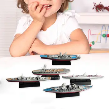 5vnt Miniatiūriniai Karo Surinkimo Partija Pasisako Statybos Rinkiniai Žaislai Apdailos Laivų Laivų Modelio Valtis Knygų Lentyna Suaugusiems Vaikams