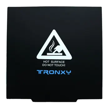 Tronxy 220*220 3D Spausdintuvą, Šilumos, Karšto Lova Lipdukas Koordinuoti Spausdinti Karšto Lova Paviršiaus Lipdukas Juodas 3D Spausdintuvas Platforma Filmas