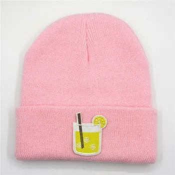 limonado siuvinėjimo Tirštėti megzti skrybėlę žiemą šiltą kepurę Skullies bžūp beanie skrybėlių už vaikas vyrai moterys 150