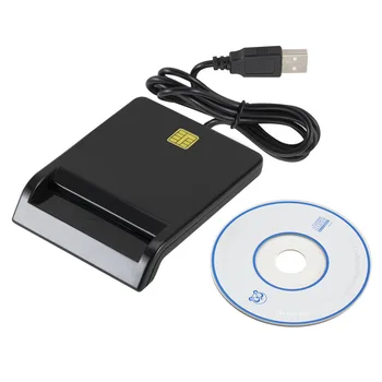USB Smart Card Reader Banko Kortele IC/ID DNIE ATM CAC EMV TF, SD Card Reader SIM Kortelės Cloner 