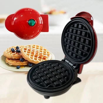 Mini Electric Vafliai Maker Tefloninė Keptuvė Burbulas Kiaušinių Pyragas Orkaitėje Pusryčiai Pliurpalas Mašina Pan Eggette Puodą Kepimo