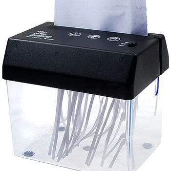 Nešiojamų Mini Popieriaus Smulkintuvas Elektros baterijomis, USB Smulkintuvas Dokumentų Popieriaus Pjovimo Įrankis Home Office