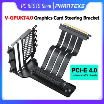PHANTEKS V-GPUKT4.0 Grafika Kortelės Vairo Laikiklis Rinkinys PCIE 7 Lizdą, Važiuoklės PCI-E 4.0 x16 Adapterio Kabelį 220mm VGA Kortelės Laikiklis