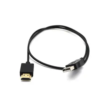 HDMI 1.4 Male Į USB 2.0 Prijunkite Adapterio Jungtis Įkrovikliui Keitiklio Kabelį