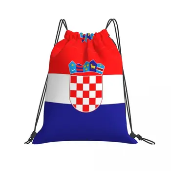 Raišteliu Krepšiai Sporto Krepšyje Kroatijos Vėliava - Flag Kroatijos Juokinga Kuprinė R333 Kuprinė Juokinga Geek