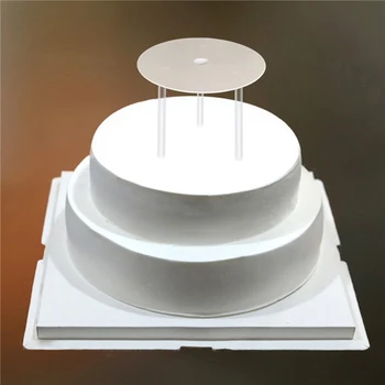 4Pcs/Set Multi-layer Cake Paramos Rėmo Praktinių Tortas Stovi Paramos atraminės konstrukcijos Metalinės Atramos Virtuvė 