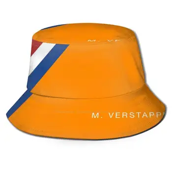 Olandų Dizaino Unisex Žvejys Skrybėlės Kibirą Skrybėlės Jos Oranžinė Olandų Nyderlandų Lenktynių Formule 1 F1