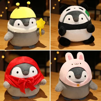 Kawaii Pingvinas Įdaryti Pliušinis Lėlės Cosplay Rabbit&Panda&Bičių Žaislas Kūdikiui Minkštos Gyvūnų Pingvinas Pagalvė Pagalvės Vaikams Mergina Gimtadienio Dovana