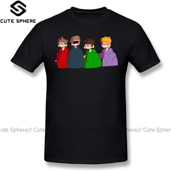 Eddsworld Marškinėliai Eddsworld T-Shirt Vyrai Mielas Marškinėliai, Mados Trumpas Rankovėmis 4xl Medvilnės Marškinėlius Spausdinti