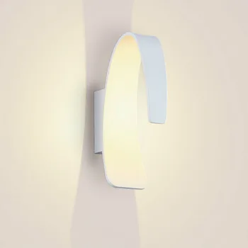 Kūrybos modernus minimalistinio koridoriaus praėjimo, viešbučio, miegamojo kambarį naktiniai led sienos lempos aliuminio sienos lempos