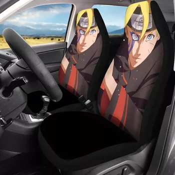 Custom Klasikinis Anime Spausdinti 2vnt/set Automobilių Sėdynės Padengti Cartoon Automobilių Raštas Atveju, Dulkių Nešvarus Įrodymas, Auto Reikmenys, Auto Sėdynės Pagalvėlės