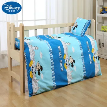 Disney 100% Medvilnė nauji Kūdikių Patalynės Komplektas, Mickey mouse Minkšta lovelė antklode Lovelę Rinkiniai vaikams Lovelė Nustatyti Antklode Padengti Užvalkalas Butas Lapas