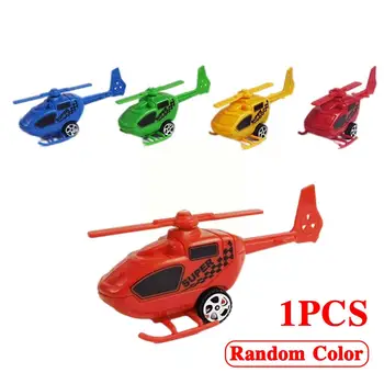 1pcs Sraigtasparnis Žaislai Mini Traukti Atgal, Vaikų Plokštumos Plastiko Vaikas Modeliavimas Įspūdį Švietimo Modelis Dovana Plokštumos Žaislas Lėlės Oro A2z1