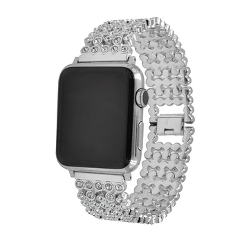 Moterų Diamond Diržu, Apple Watch 8 7 se 6 5 4 3 2 38mm 40mm 41mm 42mm 44mm 45mm 49mm Nerūdijančio Plieno watchband už iWatch