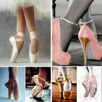 Kojų Baleto Merginos 5D Pasidaryk pats Visiškai Kvadratiniai ir Apvalus Deimantas Tapybos, Siuvinėjimo Kryželiu Rinkinys Sienos Meno Klubas Namų Dekoro