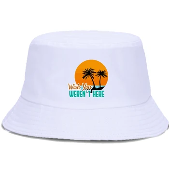 Linkiu Jums Nebuvo Čia Žvejo Kepurės nuo Saulės Hip-Hop Lauko Kibiro Kepurę Harajuku Atsitiktinis Paplūdimio Bžūp Unisex Panama Žvejybos Kepurės
