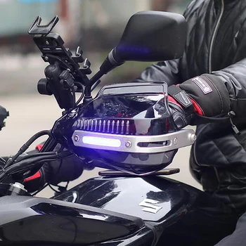 Handguard Motociklo Rankų apsaugą LED Žibintai apsaugos Ducati Monster 600 Streetfighter Monstras S4R Monstras 796 1199