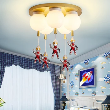 Šiuolaikinių vaikų miegamasis dekoro smart led žibintai kambario šviestuvai lubų valgomasis patalpų liustra apšvietimo, lubų šviestuvai