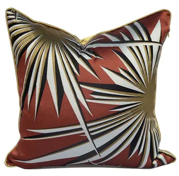 Derliaus aukso raudona geometrinis dekoratyvinis mesti pagalvę/almofadas atveju, 45 50,europos šiuolaikinės neįprastas pagalvėlė padengti namų dekoravimo