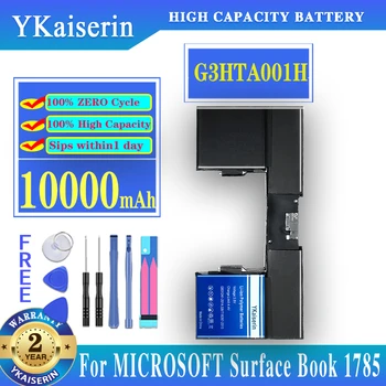 YKaiserin G3HTA001H 93HTA001H 10000mAh Baterija Microsoft Surface Knygos 1785 Enhanced Edition Tablet Batteria + Įrankiai