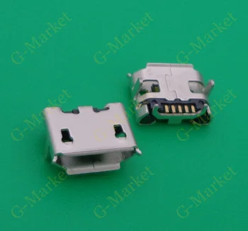 50pcs/daug mini Micro USB įkrovimo lizdas jack jungtis socket dokas 