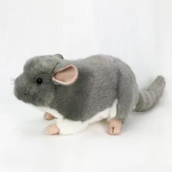 apie 25cm pilkos pelės pliušinis žaislas modeliavimas pelės minkšta lėlė baby žaislas gimtadienio dovana w2849