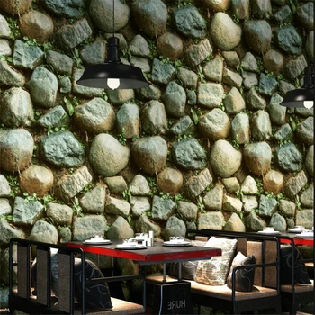 beibehang Kinijos tapetai stereo 3D retro antikos kultūros akmens modelį, rock tapetai, restoranas, kavinė foną