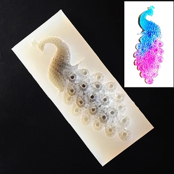 1 VNT PASIDARYK pats Tortas Dekoravimo Priemonės, Kepimo formos 3D perlas Lašo formos Povas Nėrinių Kilimėlis minkštas silikoninis apdailos pelėsių
