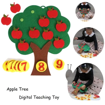 Vaiko Žaislai, Obelis Rungtynės Skaitmeninių Mokymo Neaustinių Įspūdį Matematikos Žaislas Kūrybos Švietimo Žaislas, Skirtas Darželio Vaikams