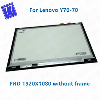 Originalus 17.3 colių Lenovo Y70-70 Y70 70 80DU FHD 1920X1080 Lcd su Touch Screen Asamblėjos LP173WF4-SPF1