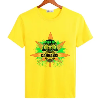 BGtomato super mados kaukolė marškinėlius naujas stilius asmenybės dizaino vasaros t-shirt vyrai kietas hip-hop streetwear originalus viršūnės