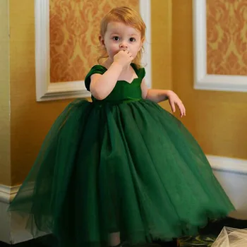 Merginos Tutu suknelė Vestuvių kulkšnies ilgis suknelė Princesė Šalies Vaikų, kūdikių Kalėdų drabužius 12 mėnesių 2 4 5 6 7 8 9 12 metų