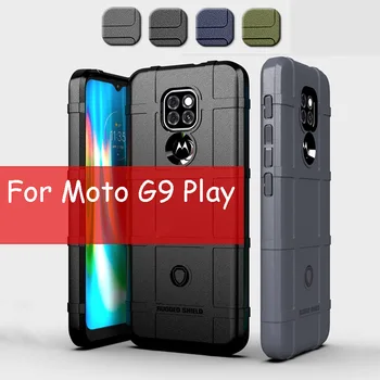 Karinės Tvirtas Skydas Silikono Atveju Motorola Moto G9 Žaisti Plus atsparus smūgiams Galinio Dangtelio Moto G8 Galia Lite G 5G Plius Greitai