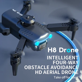 Nuotolinio Valdymo Kliūčių Vengimo Drone Raukšlės Oro Kamera HD Dual Camera Optinio Srauto Quadcopter Drone