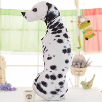 creative 3D Matmenų Dalmatijos šuo pliušinis žaislas pastebėjo šuo minkšta pagalvėlė apie 90cm 0065