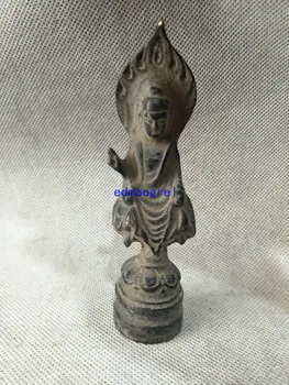Retas Senas Kinų JIndyansty(265--420) Bronzinė Budos statula / Skulptūrų,su marku,#05,Namų dekoracijas, papuošalai