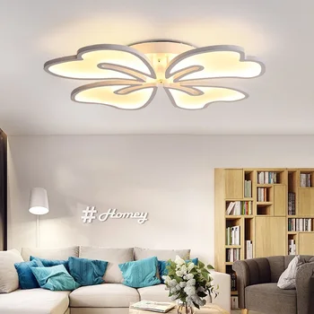 Kūrybinė Menininko Gyvenimo Kambario, Miegamasis LED Prabanga Lubų Šviesos Prekybos vieta, dekoruoti žiedlapių Lubų Apšvietimo fixtures110-240V