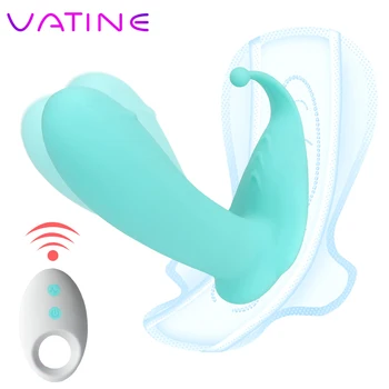 VATINE 10 Greitį G Spot Dildo Vibratorius Nešiojami Kelnaitės Vibratorius Klitorio Stimuliatorius Suaugusiųjų Pora Žaislas Sekso Žaislai Moterims