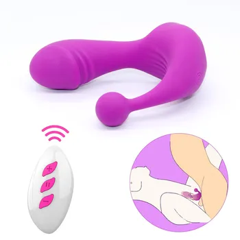 Nešiojami Klitorio Vibratorius G Spot Vibratorius Dvigubas Malonumas Nuotolinio Partnerės Klitorio Spenelių Analinis Vaginos Stimuliatorius Sekso Žaislai Wome