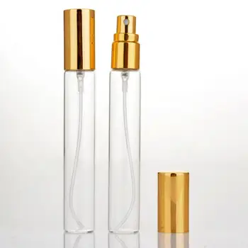 Didmeninė 15ML Nešiojamų Stiklo Daugkartiniai Kvepalų Buteliuke Su Aliuminio Purkštukai Tuščias Parfum Atveju Keliautojas LX1298