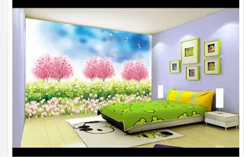 Customzed 3d 3d tapetai vaikams tapetai Akvarelė fantazijos fone, sienų apdaila dažymas