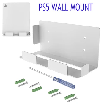 Sienos tvirtinimas PS5 Žaidimų Konsolės stalčiuko Žaidimas Rankenos Laikiklis Anti-Slip Turėtojas tvirtinimo prie Sienos Playstation 5 Žaidimas Priedai