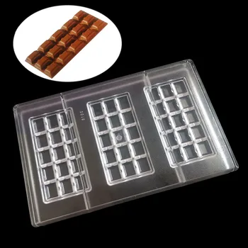 3D Polikarbonato Šokoladas Pelėsių PC maistinėmis Formos Saldainiai, Šokolado Montažinę, Saldainiai, Bandelės Priemonė, Konditerijos Kepimo Mentele Cutter