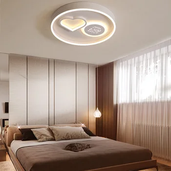 Paviršinės Montuotės Kambarį studijuoti kambarys miegamasis modernios led šviestuvo balta arba Kavos paviršiaus sumontuoti led šviestuvo įrenginiai